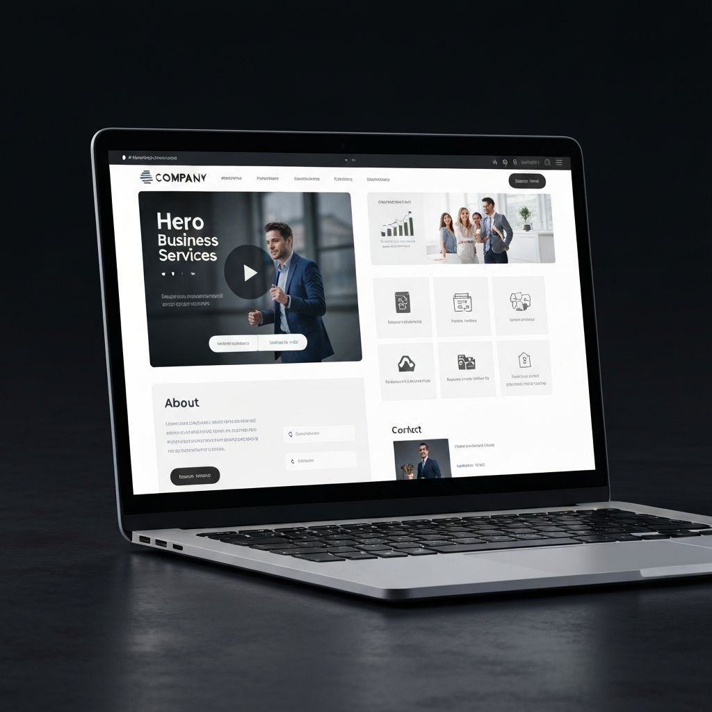 Company Landing Page